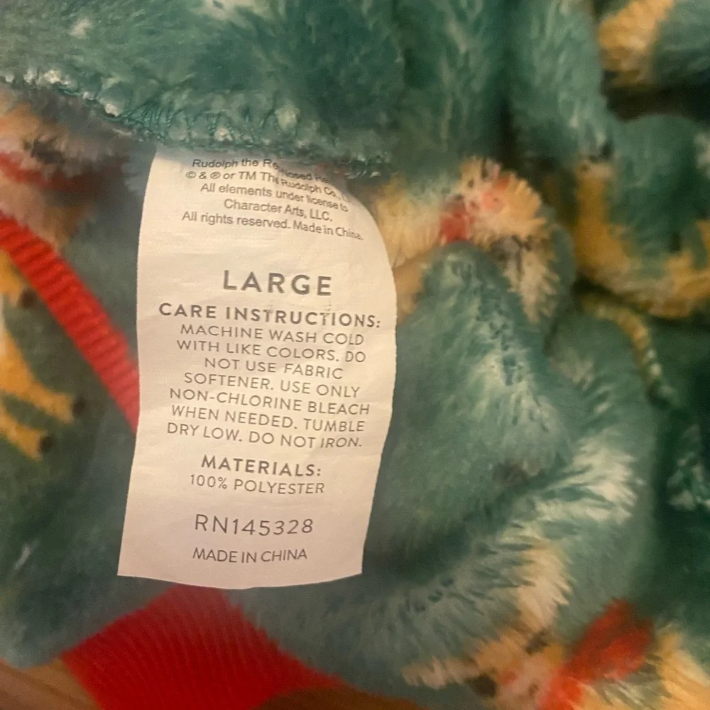 Dog Sweaters Christmas Fall Rudolph Coffee Plaid lot of 3 size large
